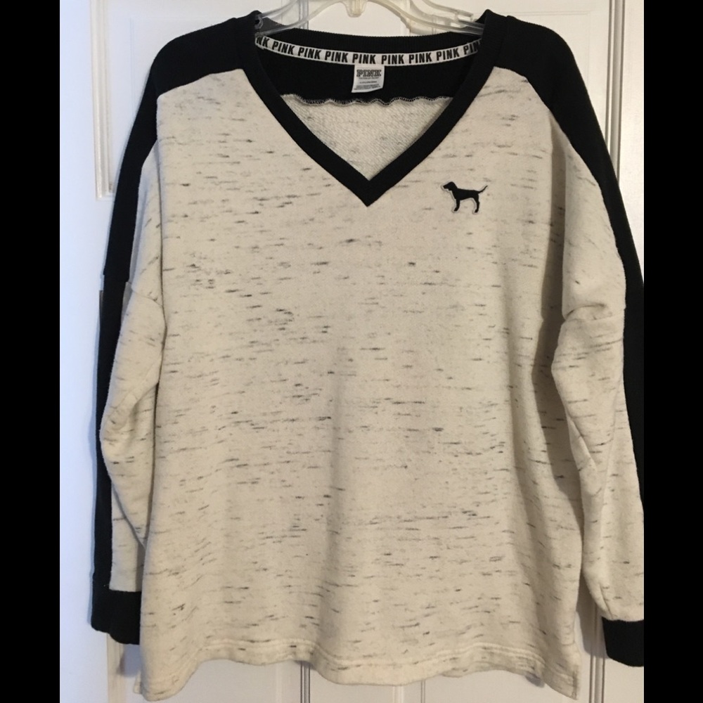 VS PINK V Neck Sweatshirt